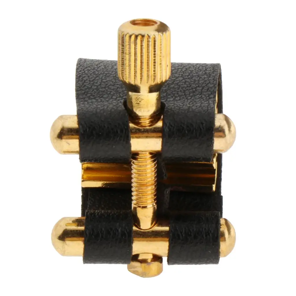 Saxophone Ligature Climp Durable Fastener Alto Tenor Soprano Sax Clarinet Part Replacement Sax Mouthpiece Ligature Clip Clamp