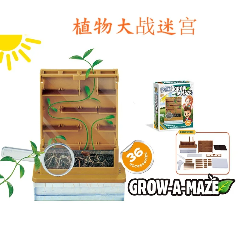 

Teenager Students DIY Toy Set Science Series Plant War Maze Science Experiment Physics Educational