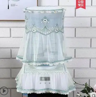 Water dispenser dust-proof bucket two-piece art high-end bucket pastoral universal lace cloth water dispenser
