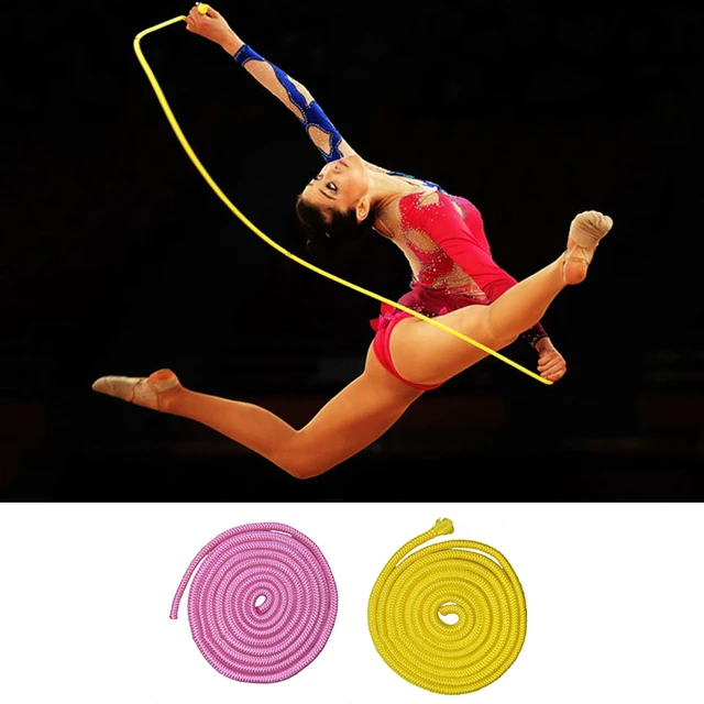 Colorful Rhythmic Gymnastics Rope 1 Pc 3M Female Gymnast Rope For