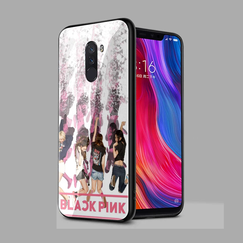 EWAU Blackpink убить чехол из закаленного стекла для телефона для спортивной камеры Xiao mi 4X 6A Note5 6 7 pro mi 5X6X8 9 A1 A2
