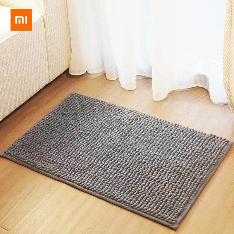 Синельный коврик Xiaomi Mijia Zero светло серый супервпитывающий мягкий нескользящий