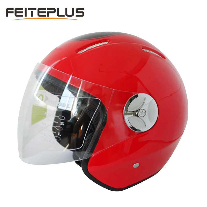 

Motocross 3/4 Open Face Helmet Universal Motorcycle Helmet Unisex Adult Helmet Four Seasons Electric Cars Bike DOTECE