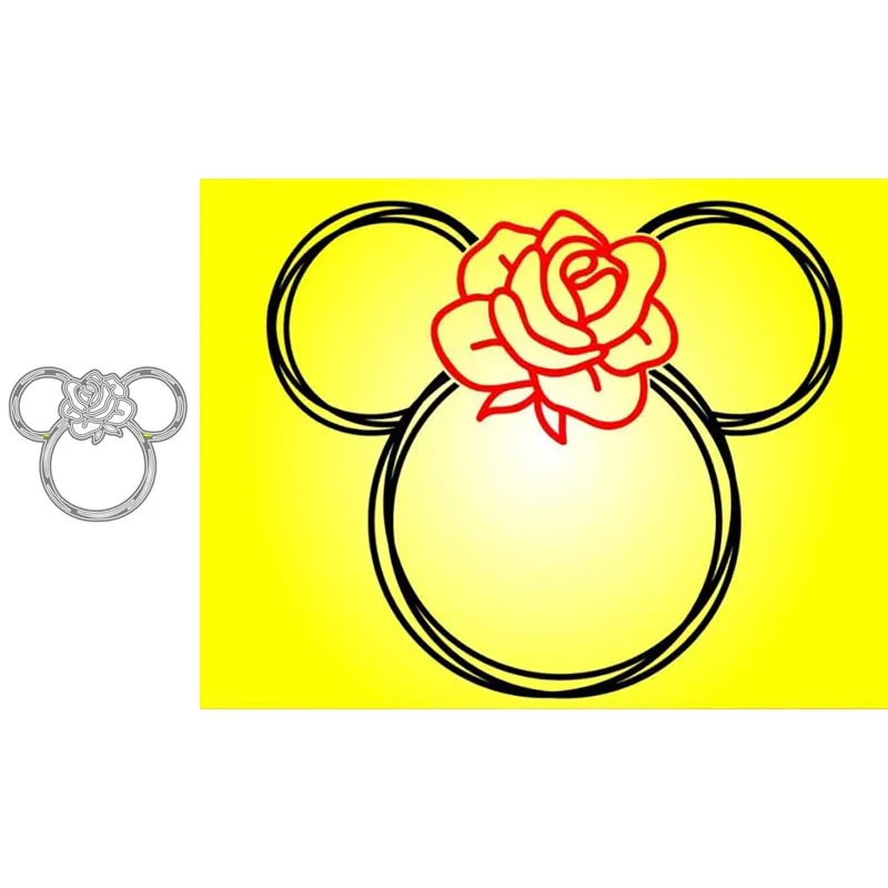 

Metal Cutting Dies Stencils Peony for DIY Album Paper Card Decorative Craft Die Cuts