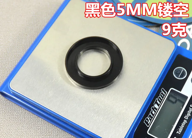 black 5mm SILVEROCK сплав для велосипедной гарнитуры 2 мм 3 мм 5 мм 12 мм для Fnhon JAVA складной велосипед 44 мм Запчасти для велосипедной гарнитуры - Цвет: black 5mm