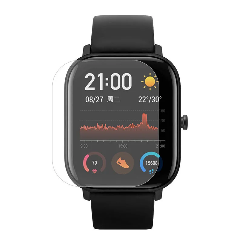 1/2/5 шт. для часов Xiaomi Huami Amazfit GTS мягкая тпу защита экрана не закаленное стекло