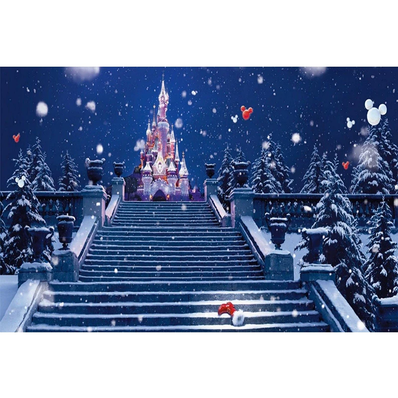 Disney Castle Christmas Wallpapers