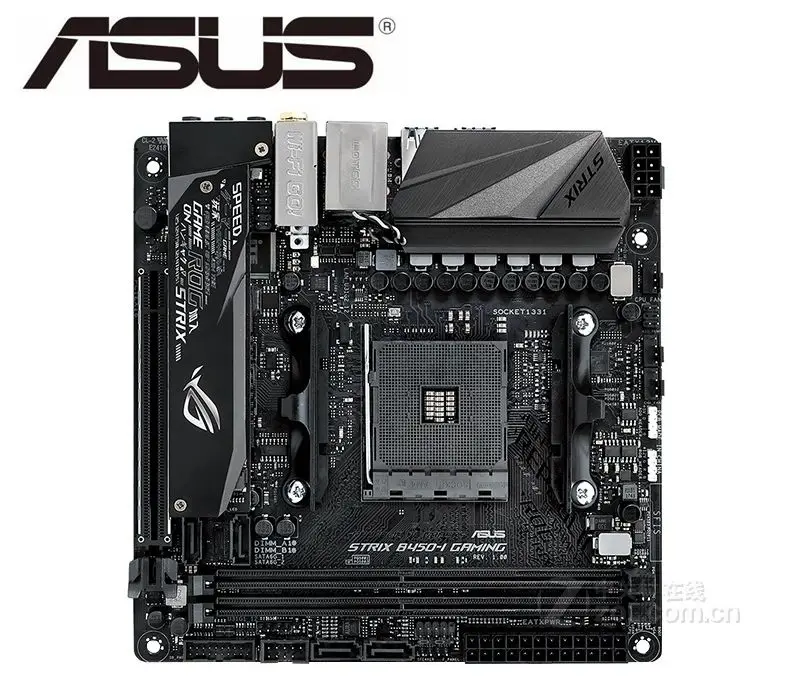 Материнская плата ASUS ROG STRIX для игрового компьютера, материнская плата для AMD Socket AM4 DDR4 32 Гб USB2.0 USB3.1 B450, б/у Материнская плата ASUS ROG STRIX для игрового компьютера, материнская плата для AMD Socket AM4 DDR4 32 Гб USB2.0 USB3.1 B450, б/у