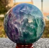 60mm NATURAL Fluorite quartz crystal sphere ball healing 1