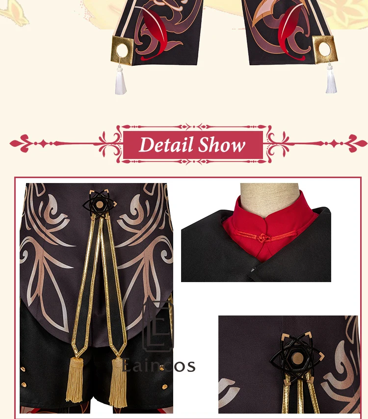 Eaincos Game Genshin Impact Hu Tao Cosplay Costume Anime Outfits Dress Halloween Carnival Women Girl Uniforms -Zentai shop online Hb020ef039dcc45c6a8c1452aeab194e4v.jpg