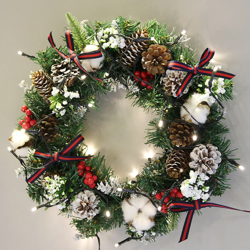 

PVC Craft Party Door Christmas Pendant Tree Hanging Shop Garland Round Wall Home Decor Props Hollowed Out Ornaments