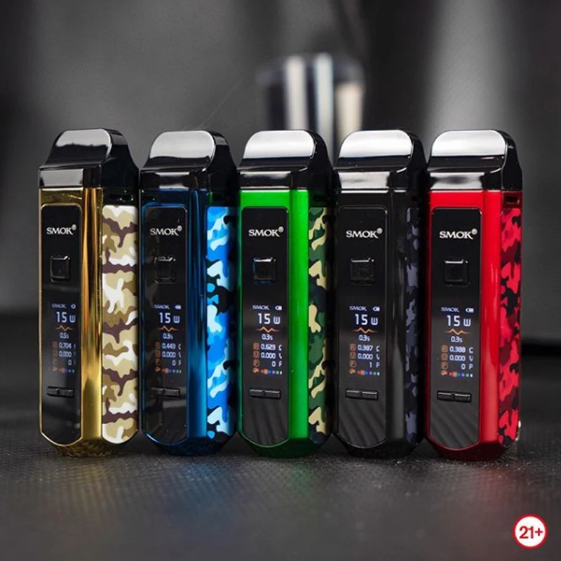 Smok портативный Pod Mod 40 Вт набор электронных сигарет SMOK RPM40 Pod Vape 1500 мАч и 4,3 мл об/мин Pod и 4,5 мл об/мин Nord картридж POD Vapor
