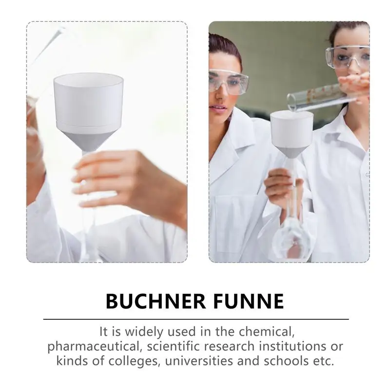 1pc 70mm Laboratory Chemistry Equipment Teaching Tools Plastic detachable filter funnel Resistant corrosion buchner funnel plastic filter funnel