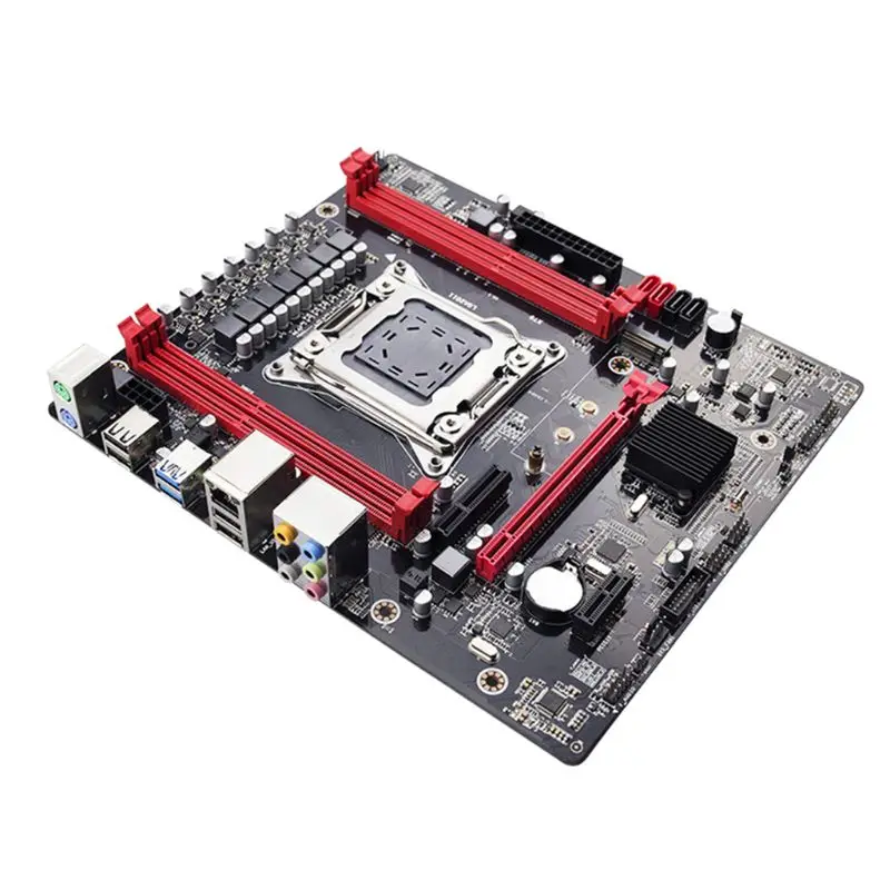 X79 LGA2011 E5 2680 v2 USB3.0 USB2.0 SATA3.0 PCI-E NVME M.2 SSD процессор 64 г материнская плата