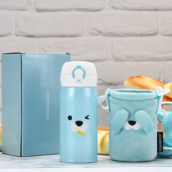 

500ML Children's Vacuum Flask Cartoon Stainless Steel Thermos Water Bottle Coffee Mug Travel Mug