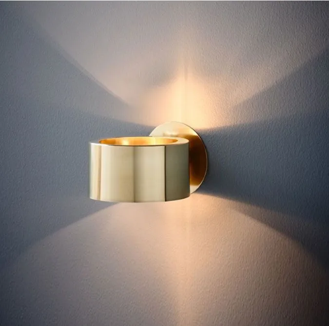 Copper Loft Nordic style American Industry Retro Art Simple Personality Aisle Bedroom Indoor Machine Head Wall Lamp Archaize