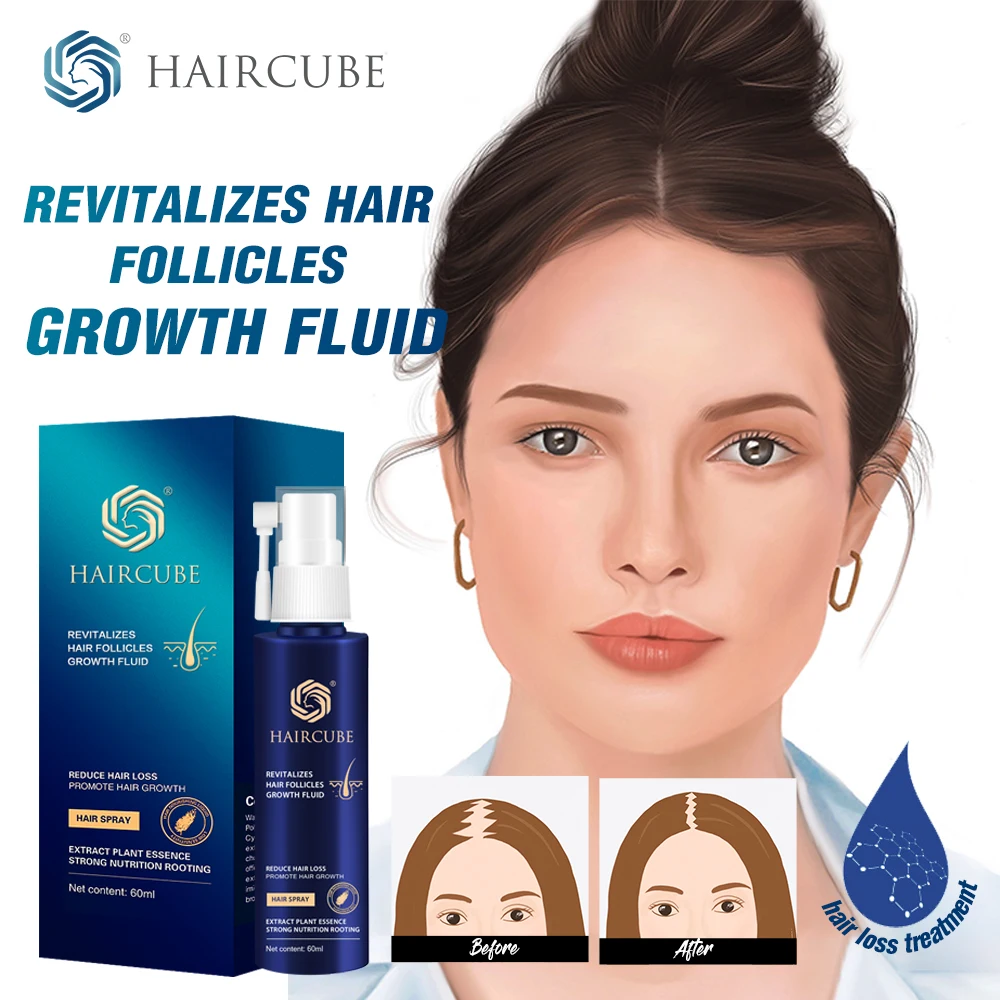 HAIRCUBE спрей для роста волос против выпадения лечения быстрого масло тоник