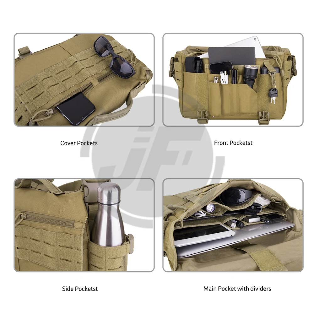  Tactical Rush Delivery MIKE 6L Messenger Bag EDC Sling Pack Padded Laptop Camera Shoulder Bag MOLLE