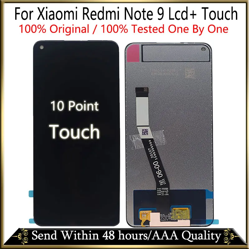 Оригинальный ЖК-дисплей для Xiaomi Redmi Note 9 экран + сенсорный дигитайзер note дисплей |