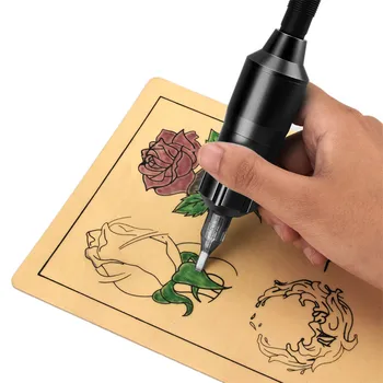 

Permanent Makeup Rotary Short Pen Tattoo Machine with Motor Replacement for Eyeline Lip Eyebrow - Choice of Color