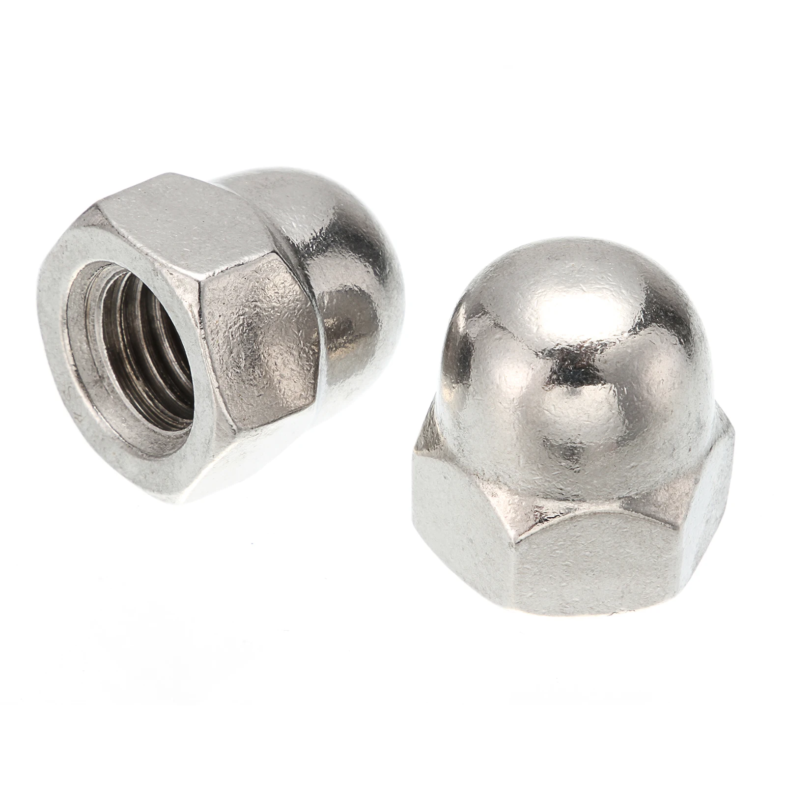 Купольные гайки M3/M4/M5/M6/M8/M10/M12 A2 304 из нержавеющей стали DIN1587|Гайки| |