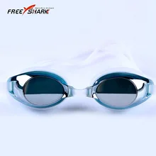Высокой четкости стиль плавательный Стекло es Анти-туман зашитой от уф, для девочек Однотонные Стекло гальванические очки