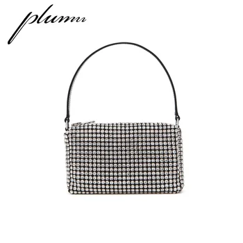 

Plumn Water Diamond Bag Women's Cross Chain Armpit Bag Women's Handbag