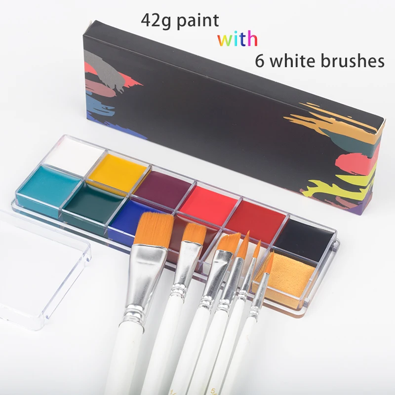 Vibrant Halloween Face & Body Art Paint Kit - Safe