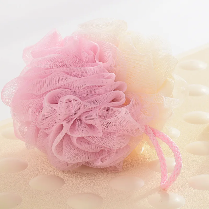Elegant Family Loofah Ultra Large Super Soft Mesh Sponge Manufacturers Supply Genuine Product Double Color Joint Bath Supplies W