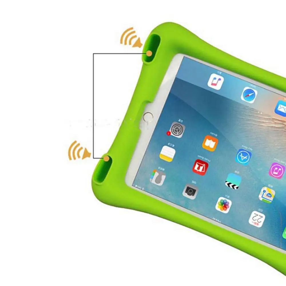 Чехол для iPad Air 2 / cover мягкая силиконовая подставка детский противоударный чехол