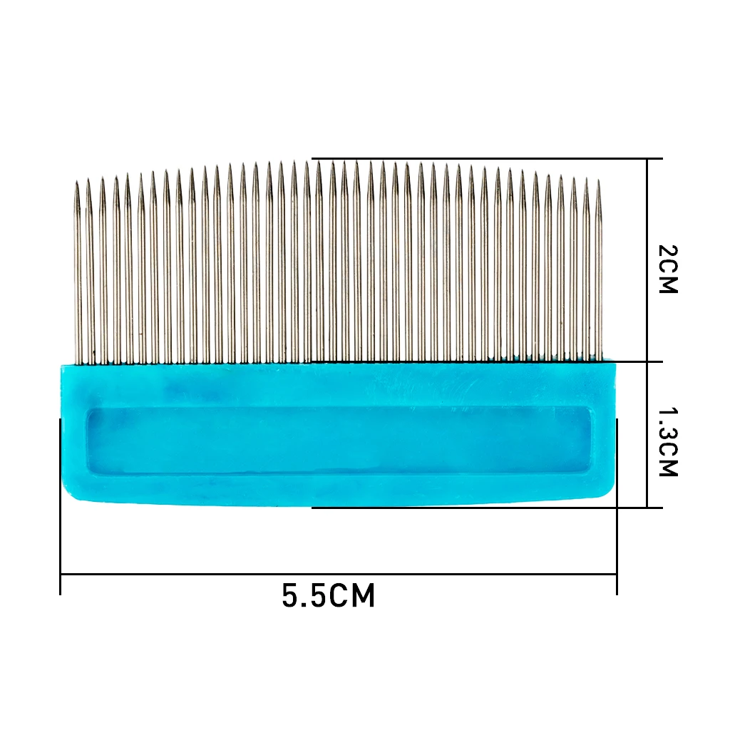 Professional Horse Hair Comb Stainless Steel Brush For 4/4 Violin Bows violin bow brush