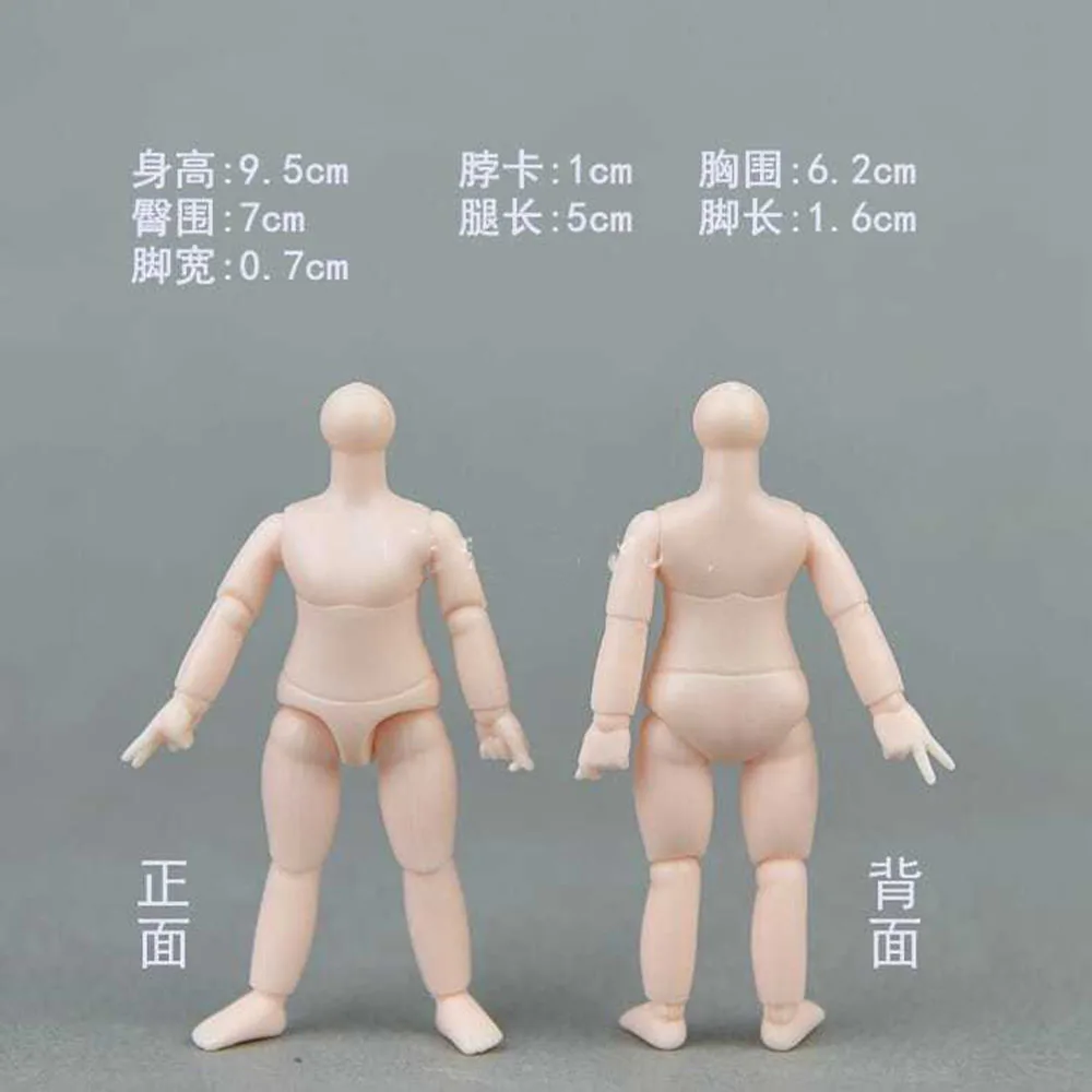 9 5 Cm Ob11 Doll Body Jointed Small Doll Diy White Naked Nude Body For 1 12 Bjd Doll Toy Girl Gifts Makeup Bjd Dolls Aliexpress