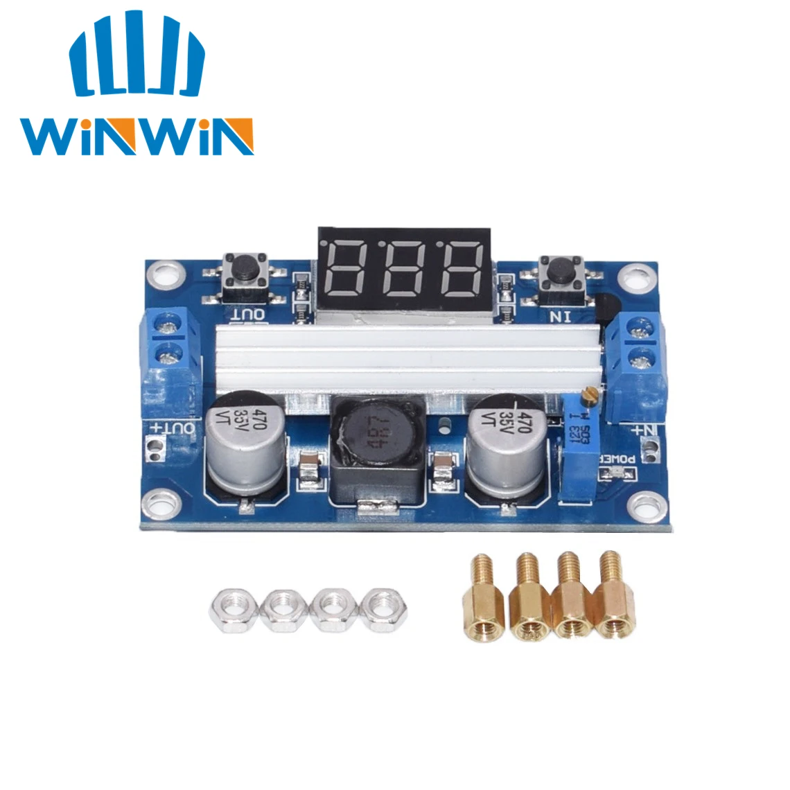 

H31 DC DC-DC 3~35V to 3.5~35V LTC1871 Booster step up Step-up module Converter Regulated Power Supply+VoltMeter