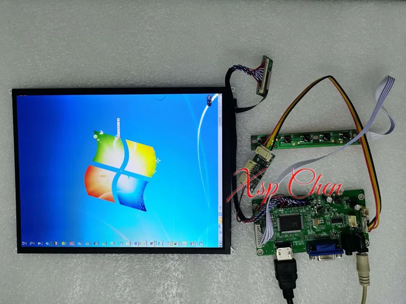 Vga Hdmi Controlador Placa de Motorista Kit Exibição para Ipad 1024x768 9.7 Lp097x02 Slq1 Slqe Sln1 Slp1 Tela Lcd - Imagem 5