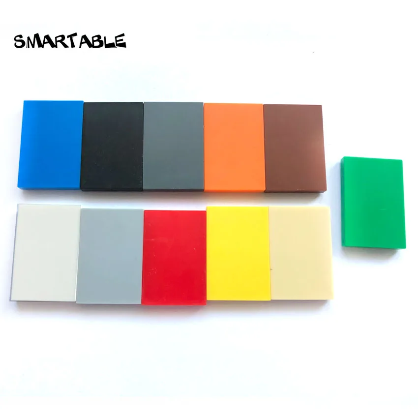 Smartable Tile 2x3 с пазом строительные блоки MOC части игрушки для детей подарок