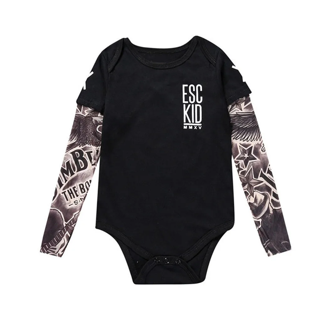 new born baby clothes baby boy romper winter clothes costume romper onesie disfraz bebe halloween Long Sleeve Patchwork 6-24m Z4