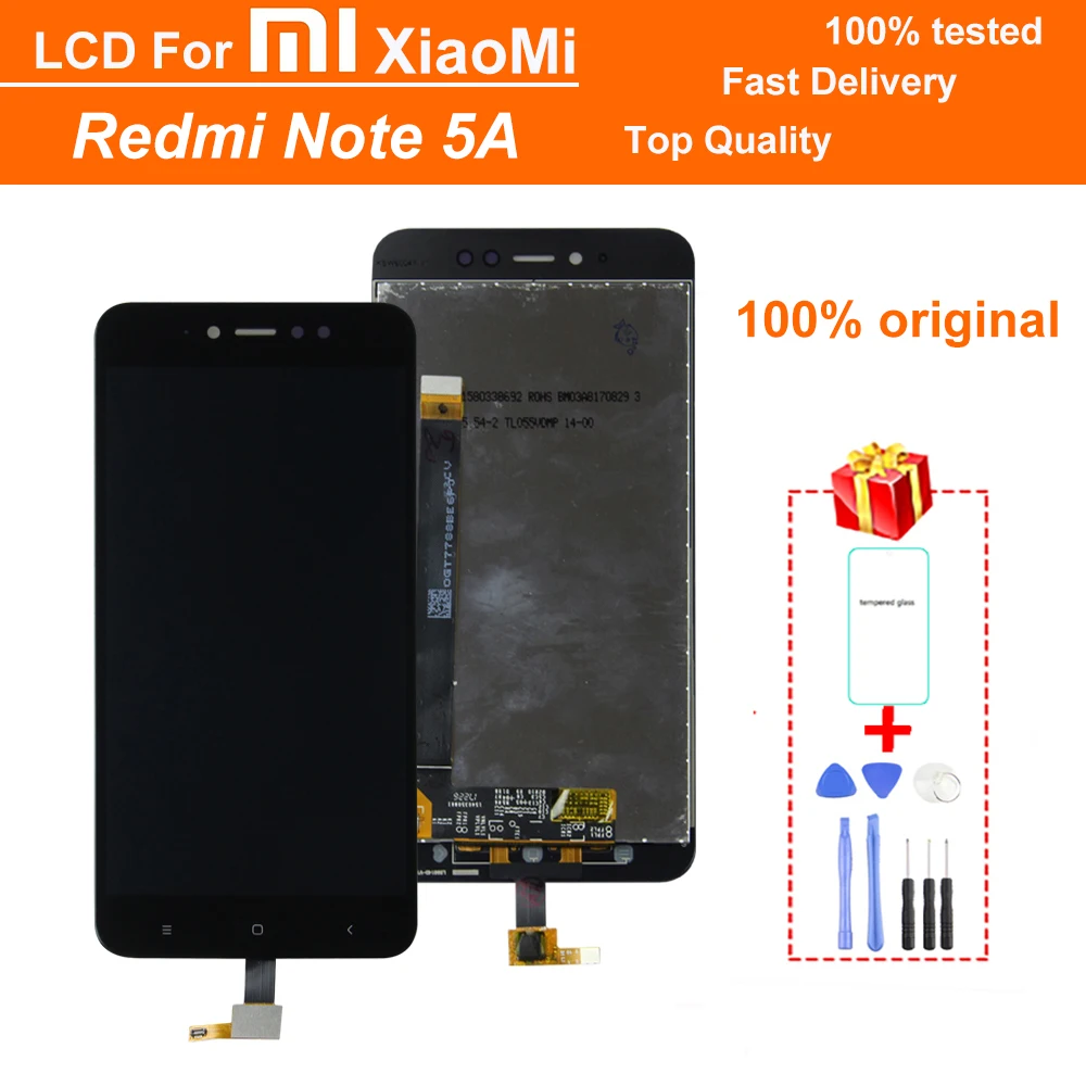 Original 5.5" LCD with frame Display for XIAOMI Redmi Note 5A/5A Prime LCD Touch Screen Digitizer Assembly Replacement Screen
Original 5.5" LCD with frame Display for XIAOMI Redmi Note 5A/5A Prime LCD Touch Screen Digitizer Assembly Replacement Screen