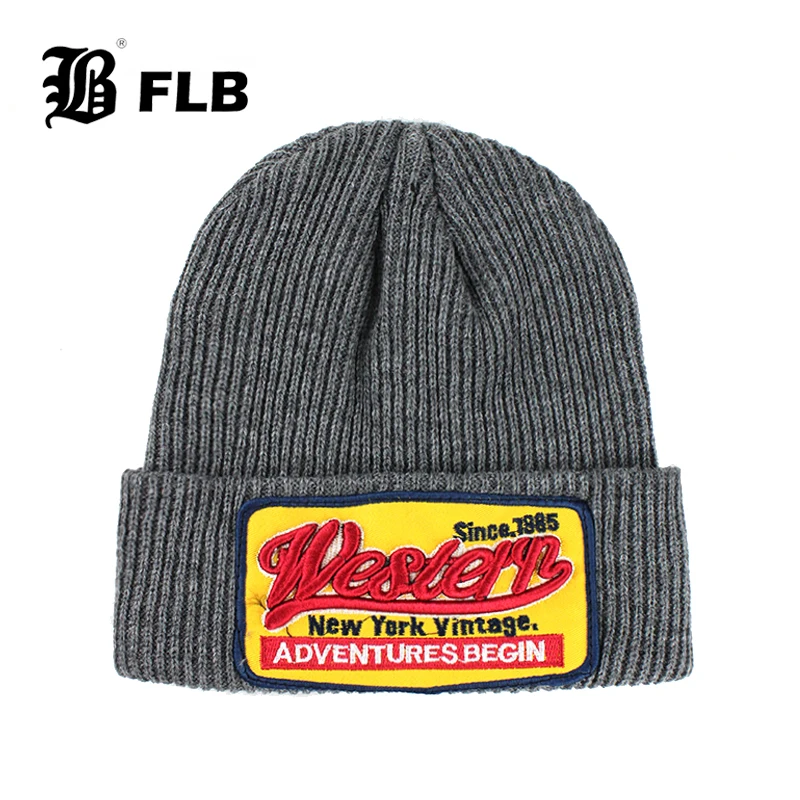 

[FLB] Winter Autumn Hats for Woman Men Beanies Knitted solid color cartoon Female Hiphop Beanie Caps Warmer Casual Cap F18039