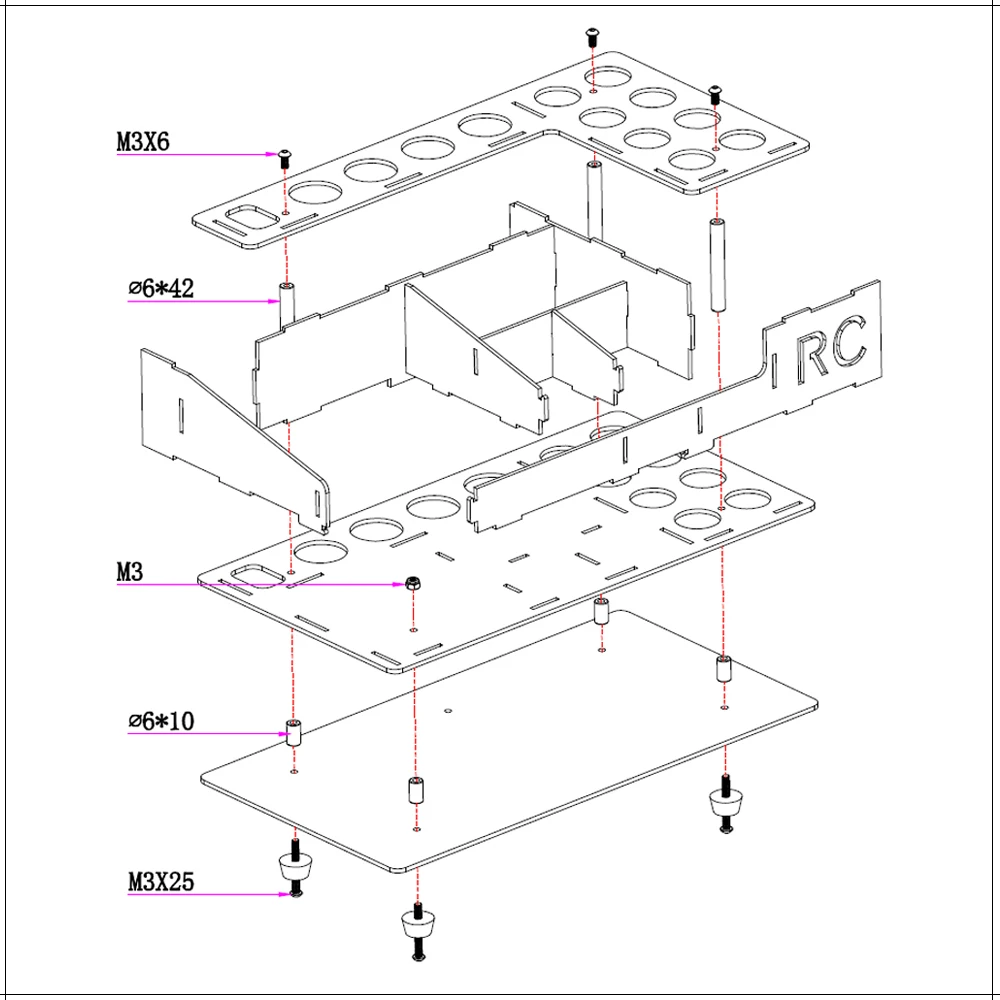 RC-Screwdriver-Shelf-Hex-Screwdriver-Tool-Kit-Stand-Holder-Display-Tray-FPV-Tool-Storage-Rack (3)