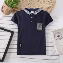 Детская рубашка детская одежда топы для мальчиков модная детская футболка