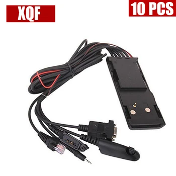 

XQF 10PCS Universal RIB-Less 5 IN 1 Programming Cable HKN9857 For Motorola Radios