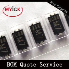Диод M7 1N4007 SMD 1A 1000V IN4007 с выпрямительным диодом 100 шт