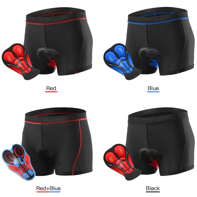 Lixada 2021 Men Cycling Underwear Shockproof Comfortable Cycling Underpant  MTB Shorts Bike Underwear Man Bicycle Shorts S-XXXL - AliExpress