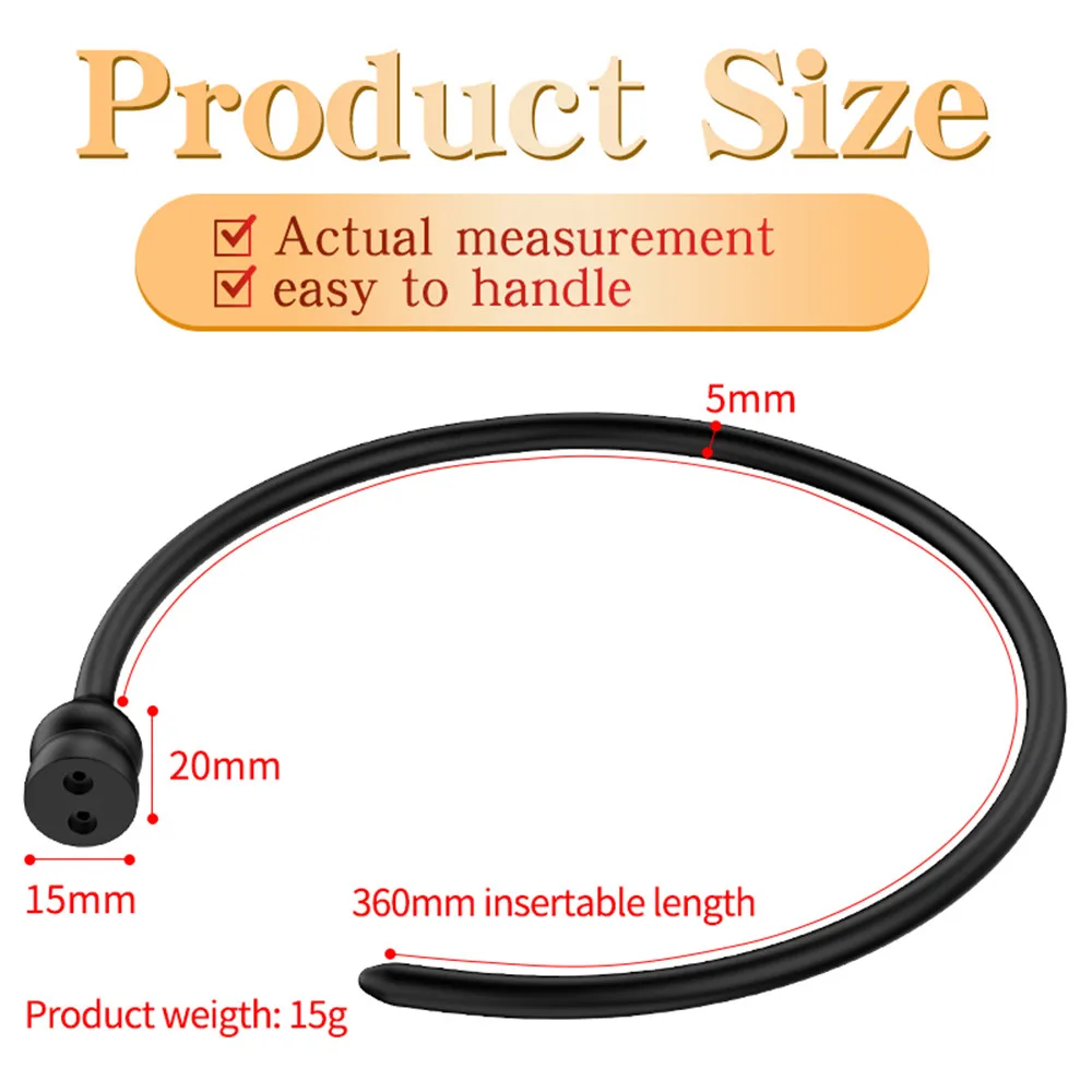 Electric Shock Urethral Penis Plug Dilator Stainless Steel Physical Therapy Bipolar Massager Electro Stimulate Sex Toy For Men Penis Sex Toys