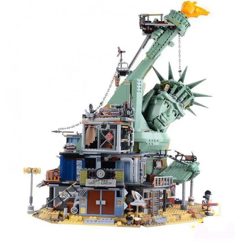

45014 Legoinglys Movie series Welcome to Apocalypseburg 70840 Model Building Kit Blocks Bricks Assembly Kids Toys Gifts