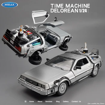 welly back to the future delorean