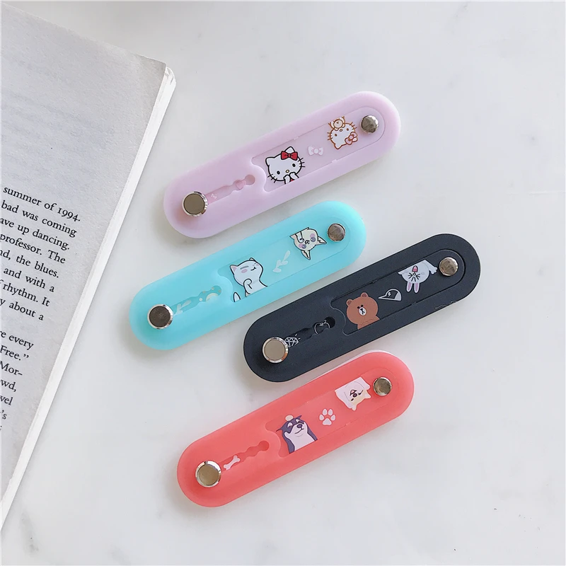 

cartoon pictures push-pull ring buckle push-pull multi-function U-type push-pull bracket lazy mobile phone ring buckle bracket