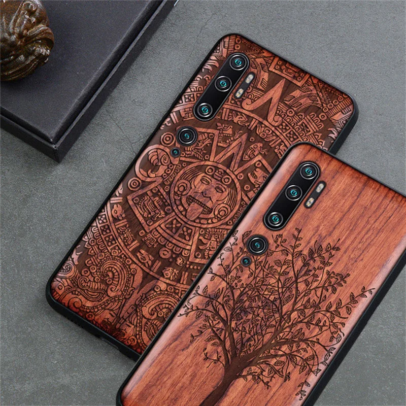 Новый чехол для Xiaomi Mi Note 10 тонкий деревянный чехол-бампер из ТПУ Для Xiomi Note10 Pro