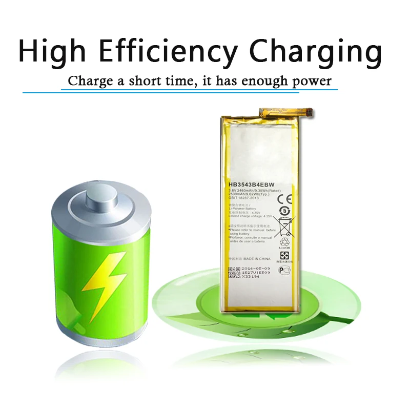 Для телефона Hua Wei аккумулятор HB3543B4EBW для huawei Ascend P7 L07 L09 L00 L10 L05 L11 2460mAh Замена батареи Бесплатные инструменты