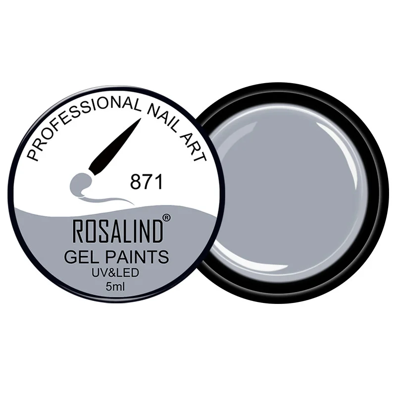 GN51-ROSALIND ROSALIND 5 мл Гель-лак для рисования 142 цветов набор гель-лаков для ногтей для маникюра Сделай Сам верхнее Базовое покрытие Hybird дизайн праймер для ногтей - Цвет: GN51-ROSALIND